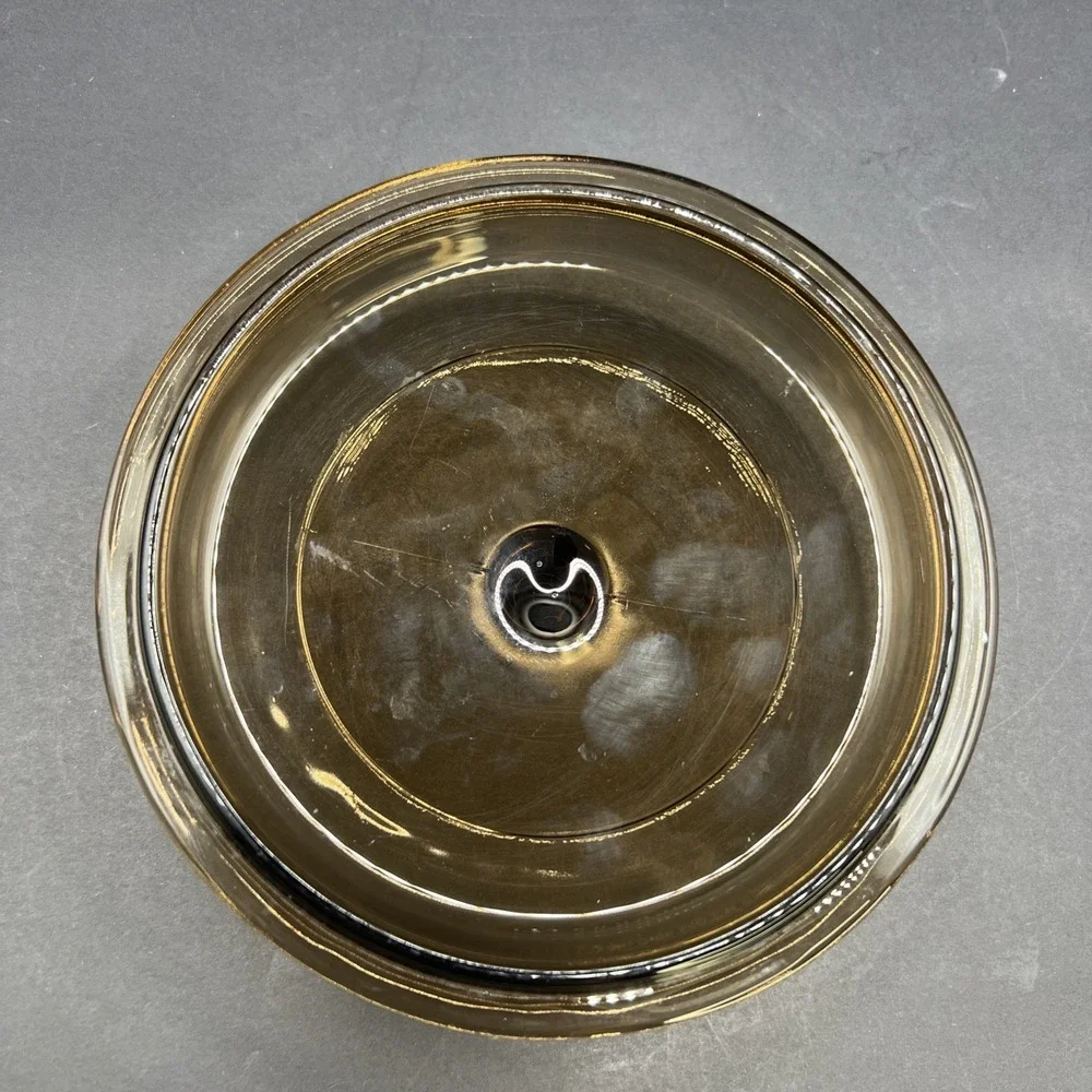 Pyrex Corning Ware Visions P81C Amber Replacement Glass Lid 6